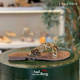 Lazamani Damesschoenen slippers Beige - 40