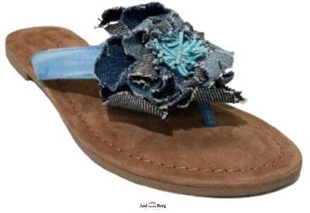Lazamani Damesschoenen slippers Blauw - 39
