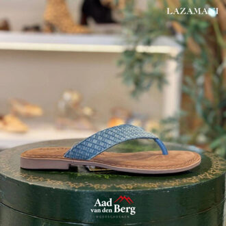 Lazamani Damesschoenen slippers Blauw - 39