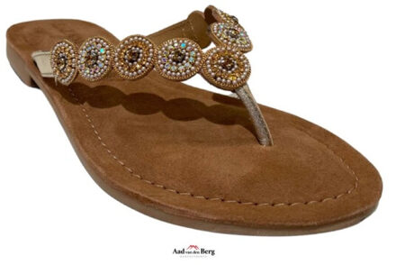 Lazamani Damesschoenen slippers Goud - 39