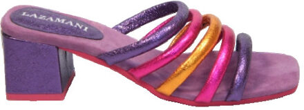 Lazamani Damesschoenen slippers - maat 39 Paars