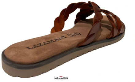 Lazamani Damesschoenen slippers - maat 40 Bruin