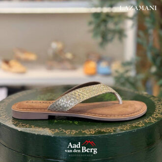 Lazamani Damesschoenen slippers - maat 41 Goud
