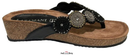 Lazamani Damesschoenen slippers Zwart - 36