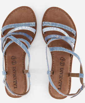 Lazamani Sandalen blauw Synthetisch - 36,37,38,39,40,41,42,43,44