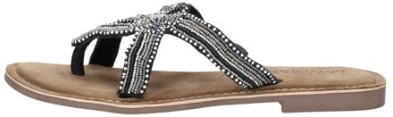 Lazamani Teenslippers Zwart - 38