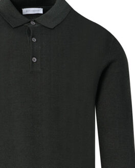 Lazenby polo met lange mouwen - maat XXL Groen