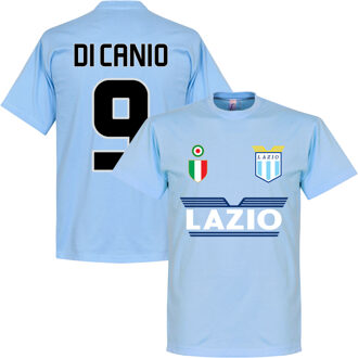 Lazio Roma Di Canio 9 Team T-Shirt - Licht Blauw