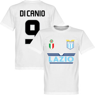 Lazio Roma Di Canio 9 Team T-Shirt - Wit - M