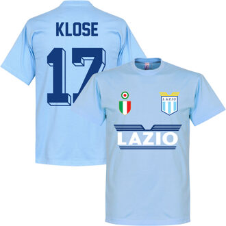 Lazio Roma Klose 17 Team T-Shirt - Licht Blauw - S