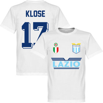 Lazio Roma Klose 17 Team T-Shirt - Wit - XL