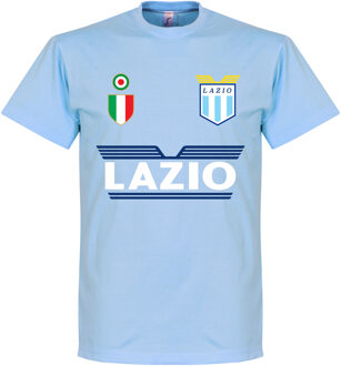Lazio Roma Team T-Shirt - Licht Blauw - XXL