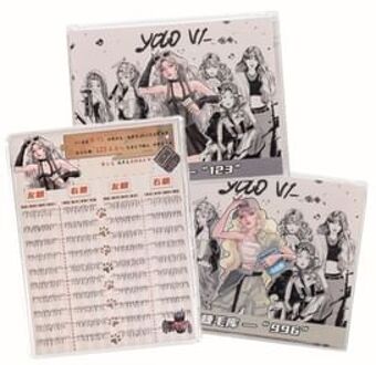 Lazy Cat Claw Series Individual False Lower Eyelashes (Jumbo) - 5 Types 123# (20 pairs/160 clusters)