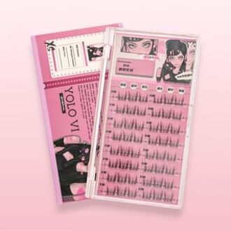 Lazy Cat Ear Series Individual False Eyelashes - 2 Types XL# (8 pairs/48 clusters)