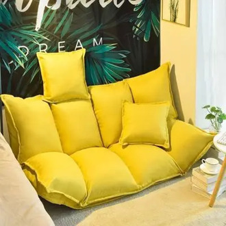 Lazy sofa foldable tatami single small sofa bed computer chair dormitory bay window Japanese-style back chair