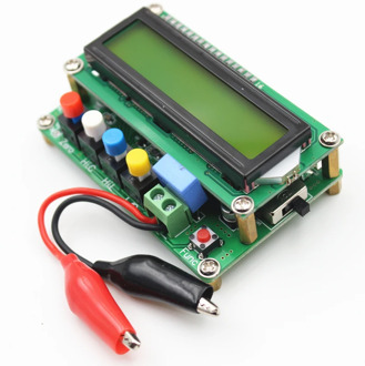 Lc100- Digital LCD High Precision Inductance Capacitance Meter Meter Capacitor Tester Frequency 1Pf-100Mf 1Uh-100H Lc100-+Te