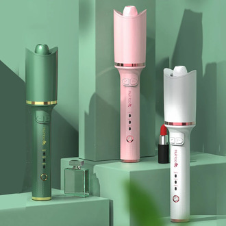 LCD Auto Rotate Hair Curler Ceramic Curling Iron Long-lasting Hair Styling Constant Temperature Hair Care Electric Hair Curling