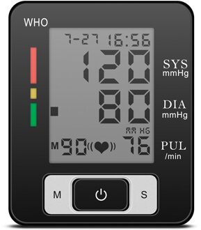 LCD Automatische Digitale Pols Manchet Bloeddrukmeter Heart Beat Rate Pulse Meter Tonometer Bloeddrukmeters