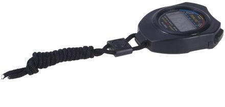 Lcd Chronograaf Digital Timer Sport Stopwatch Professionele Handheld Digitale Stopwatch Chronograaf Met Band (Bl