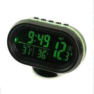 LCD Digital Car Temperature Thermometer Voltage Meter Monitor Alarm Clock