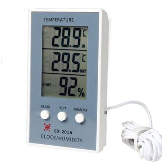 LCD Digital Fish Tank Aquarium Thermometer Controle Dompelpomp Water Temperatuur Meter Hoge/Lage Temperatuur Alarm