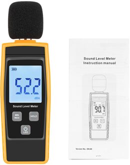 Lcd Digital Sound Level Meter Db Meter 30-130dBA Noise Volume Meten Decibel Monitoring Tester Max/Min/Data houden Mod