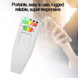 Lcd Digitale Handheld Emf Meter Elektromagnetische Straling Detectoren Dosimeter Tester Voor Elektrische Veld Straling Magnetische Veld wit
