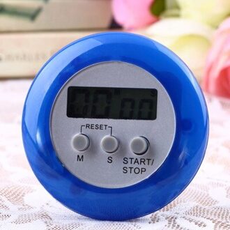Lcd Digitale Keuken Countdown Magnetische Timer Terug Stand Koken Timer Count Up Wekker Keuken Gadgets Kookgerei blauw