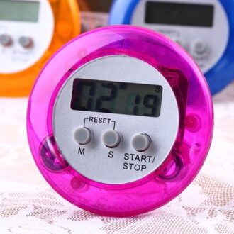 Lcd Digitale Keuken Countdown Magnetische Timer Terug Stand Koken Timer Count Up Wekker Keuken Gadgets Kookgerei paars