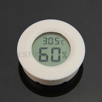 Lcd Digitale Thermometer Hygrometer Koelkast Vriezer Tester Vochtigheid Meter wit
