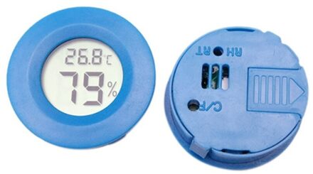 Lcd Digitale Thermometer Hygrometer Sonde Koelkast Vriezer Thermometer Voor Koelkast Temperatuurregeling-50 ~ 110 C Blauw