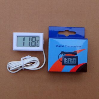 LCD Digitale Thermometer voor Vriezer Temperatuur-50 ~ 110 Graden Koelkast Thermometer Keuken Voedsel Temperatuur Sensor zwart