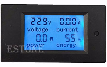 LCD Digitale Wattmeter Volt Watt Power Ampèremeter Voltmeter AC 80-260 v 20A Traject Tester Gereedschap