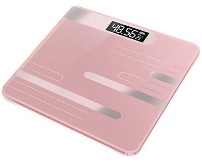 Lcd Display Body Wegen Digitale Gezondheid Weegschaal Badkamer Floor Elektronische Body Floor Schalen Glas Smart Weegschalen Batterij 4