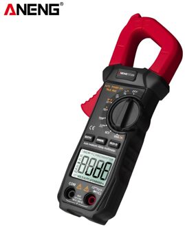LCD Display Multimeter ST209 Digitale Multimeter Stroomtang 6000 Tellingen RMS Amp DC/AC Stroomtang Tester Meter Voltmeter Rood