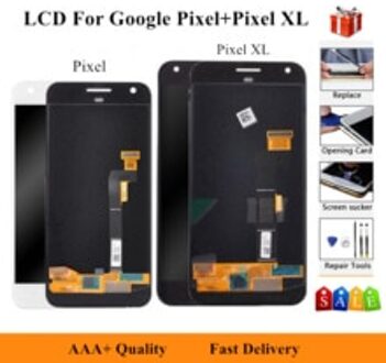 Lcd Display Voor Google Pixel Of Google Pixel Xl Touch Screen Digitizer Vergadering Vervanging Gereedschap Pixel XL 5.5 wit