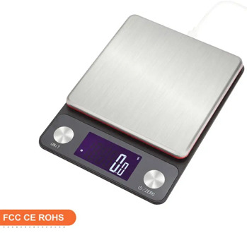 LCD Electronic Digital Scales Pocket Case Kitchen Food Baking Scale Portable Mini Rechargeable Electronic Scale Fast Delivery