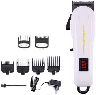 Lcd Elektrische Clipper Haar Maaier Cordless Trimmer Baard Scheerapparaat Kapsel Snijder Professionele Snijden Oplaadbare Kapsel Machine
