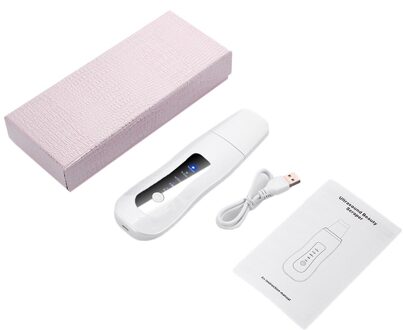 Lcd Elektrische Exfoliator Comedondrukker Ultrasone Huid Scrubber Gezicht Peeling Machine Rimpel Remover Gezicht Lifting Machine met doos