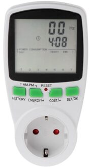 Lcd Eu Digitale Meter Voltage Wattmeter Power Elektriciteit Verbruik Analyzer D17_F