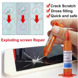 Lcd Glas Uv Lijm Repair Tool Anti-Dust Transparant Telefoon Touch Lange Crack Glas Gebroken Crack Qucikly Herstellen Venster screen