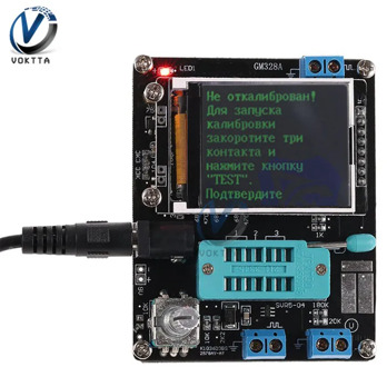 LCD GM328A GM328 Transistor Tester Diode Capacitance Voltage Frequency Meter PWM Square Wave Signal Generator SMT Soldering