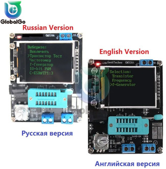LCD GM328A GM328 Transistor Tester Diode Capacitance Voltage Frequency Meter PWM Square Wave Signal Generator SMT Soldering