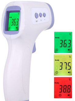 Lcd Infrarood Voorhoofd Thermometer (Zonder Batterij) Non-contact Infrarood Thermometer Hoge Precisie Temperatuur Meting