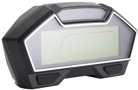 Lcd Motorfiets Snelheidsmeter Kilometerteller Toerenteller Rpm Snelheid Brandstofmeter Kph Mph