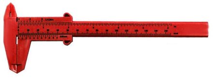 Lcd-scherm Digitale Schuifmaat Inch En Millimeter Conversie Meten Micrometer Remklauw Nauwkeurige Readinig TP-4 rood