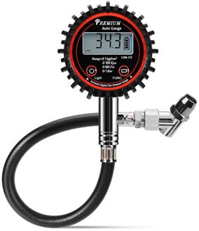 Lcd-scherm Digitale Tire Luchtdrukmeter 100 Psi Hoge Nauwkeurigheid Barometers Monitoring Tools Tester Voor Auto Motor Fiets