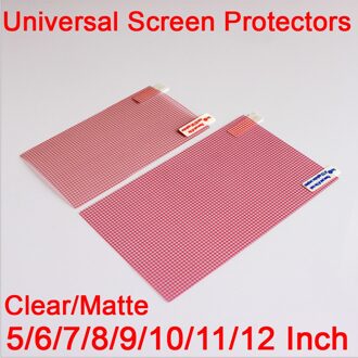 Lcd-Scherm Protector Cover 5/6/7/8/9/10 Inch Mobiele Smart Telefoon Tablet Gps MP4 Universele Beschermfolie 7 duim