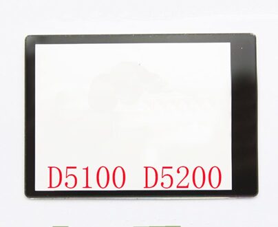 Lcd-scherm Window Display (Acryl) Outer Glas Voor Nikon D5100 D5200 Screen Protector + Tape