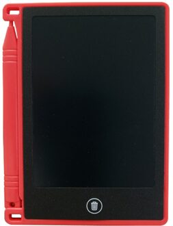 Lcd Schrijven Tablet Digitale Tekening Elektronische Handschrift Pad Bericht Grafische Schrijfbord Kinderen 4.4 Inch Rood